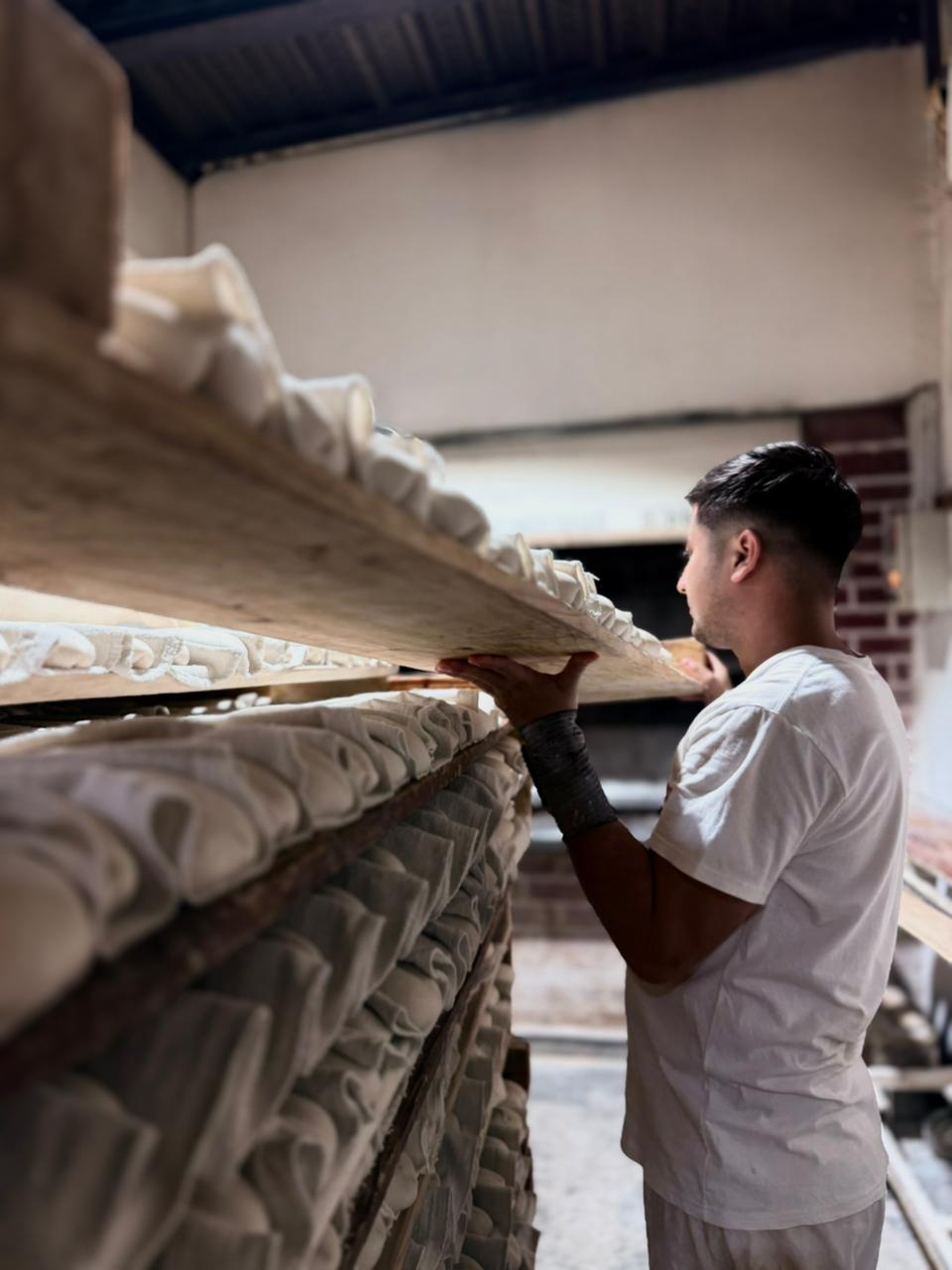 Horno y zona de producción
